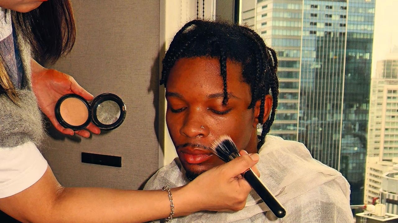 d4vd Gets Ready With Teen Vogue at the Crunchyroll Anime Awards 2025