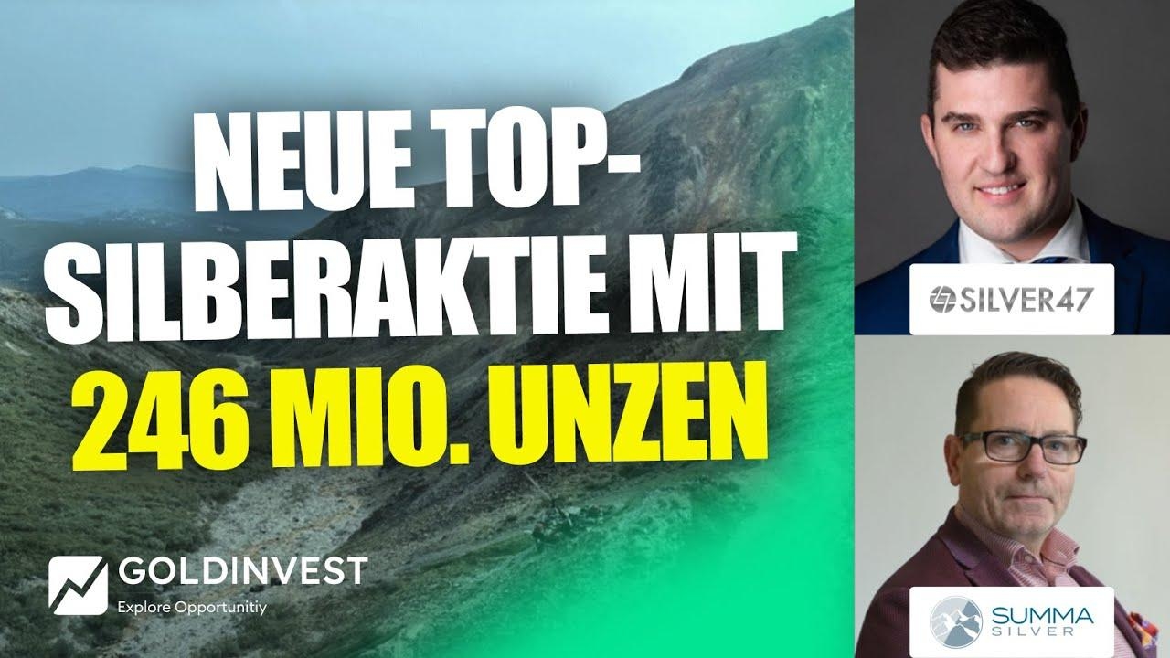 Entrevista em vídeo: Silver47 e Summa Silver se fundem - Novo estoque de prata de ponta com 246 milhões de onças!