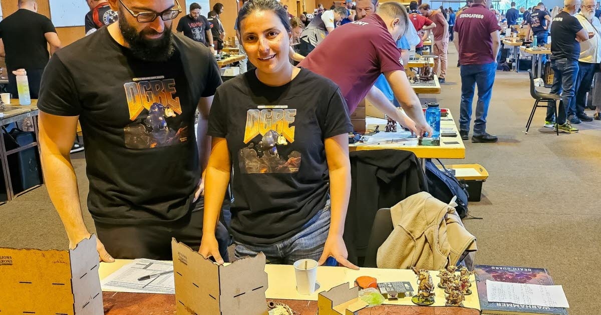 Saverne. 120 comandantes do exército competiram com estatuetas de Warhammer na Cosec