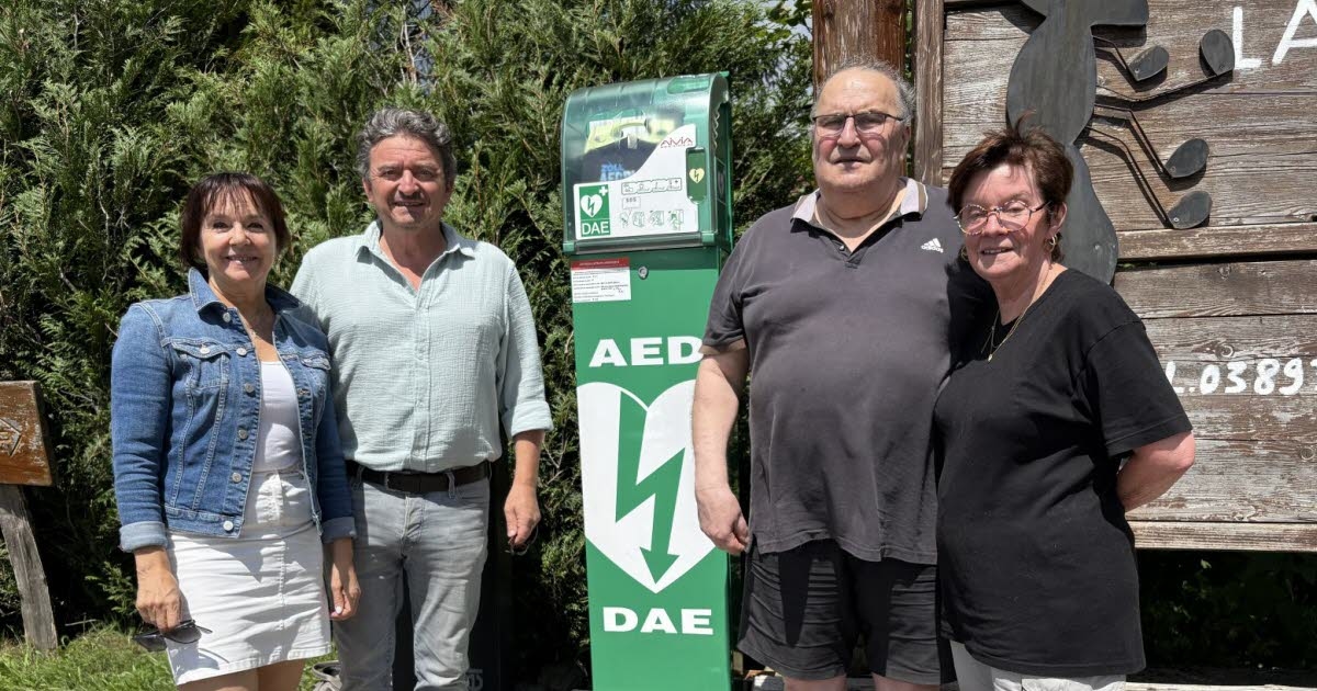 Bitschwiller-lès-Thann. Ein neuer Defibrillator wurde am Hundsrückpass installiert