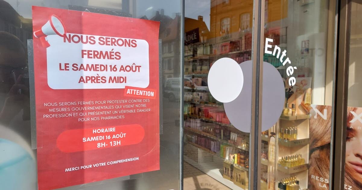 Wissembourg. Huelga: Las farmacias del centro se solidarizan, pero permanecen abiertas por la mañana.