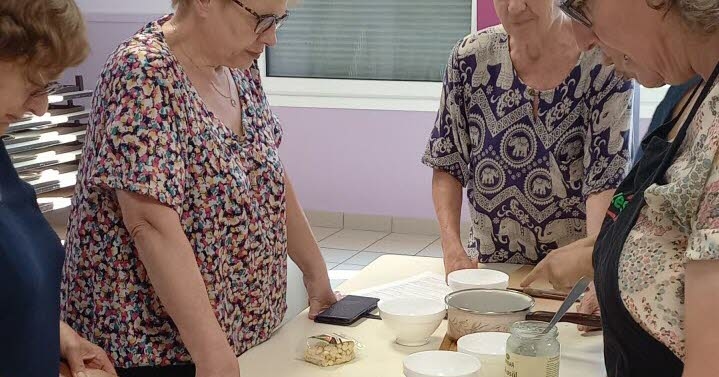 Flachslanden. Ausgewogenes Kochen: Ein Workshop, der ein Rezept macht