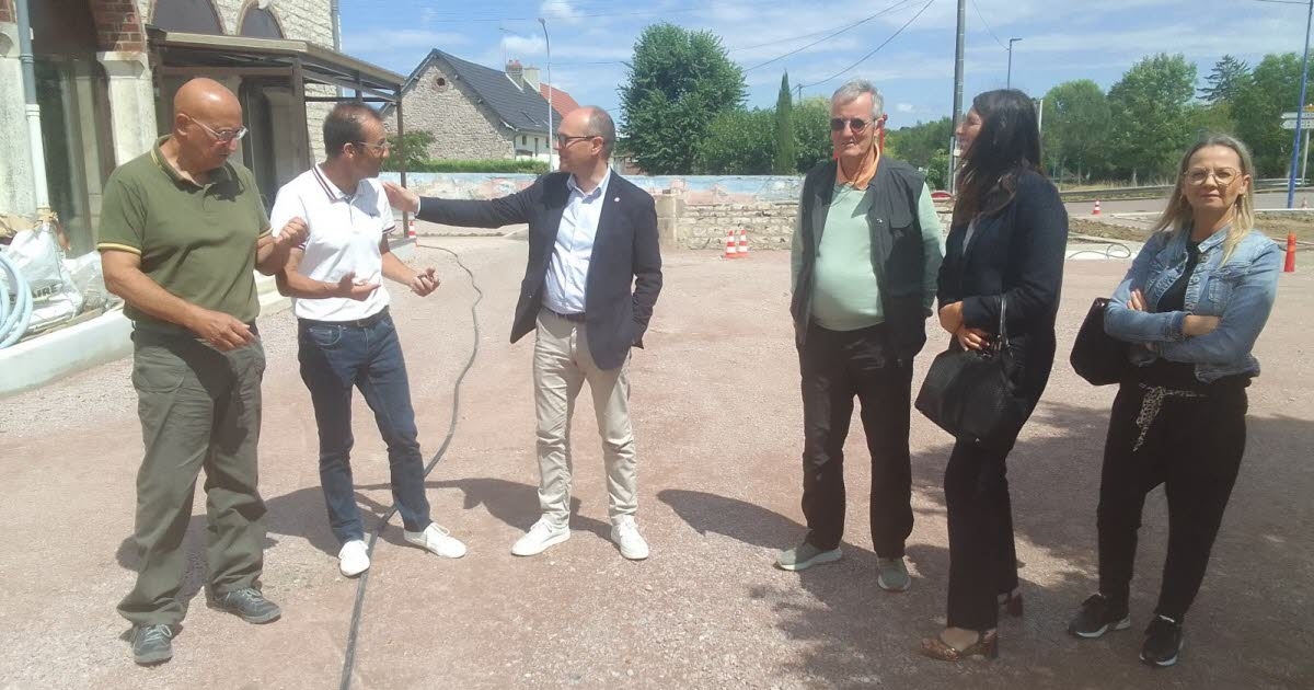 Écuisses. MP Sébastien Martin got to know Écuisses