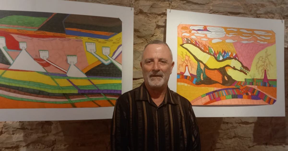 Sennecey-le-Grand. À 63 ans, il expose pour la première fois ses œuvres
