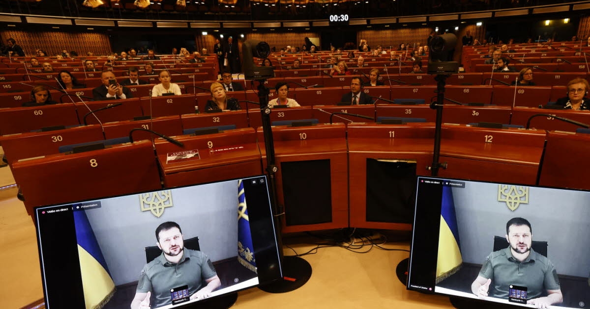 Francia: Zelenski se espera en Estrasburgo para formalizar la creación de un tribunal especial