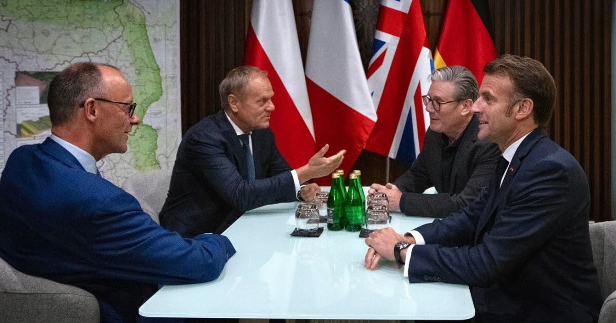 Krieg in der Ukraine. Macron reist am Samstag in Begleitung von Merz, Starmer und Tusk nach Kiew