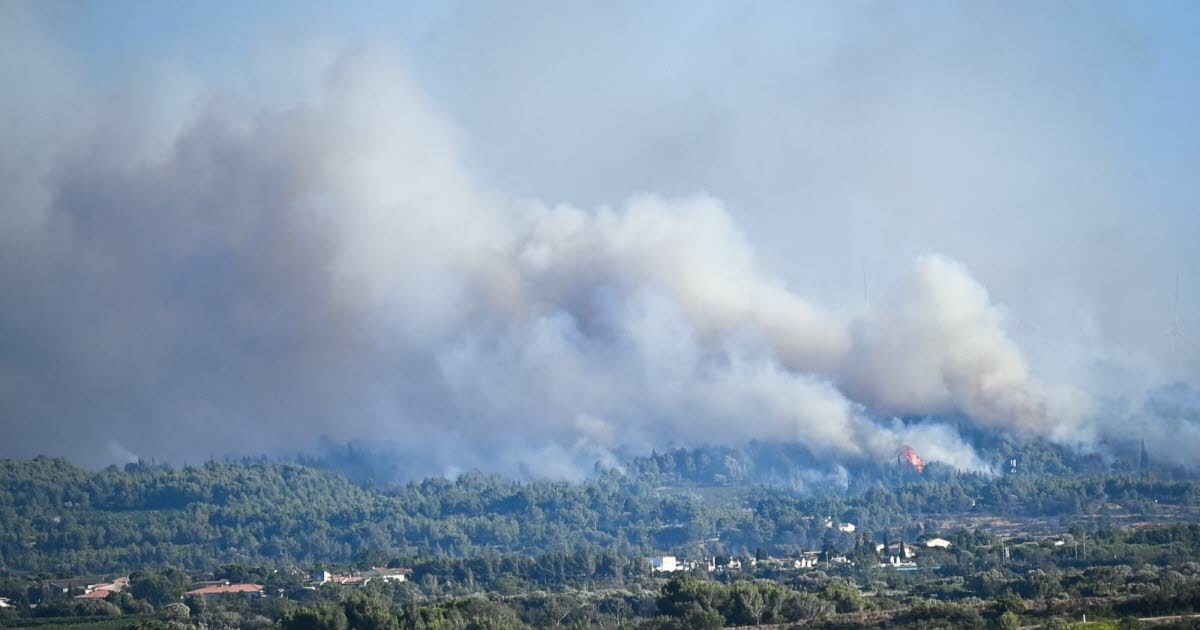 Aude. The fire continues to spread, 610 hectares burned, houses damaged.