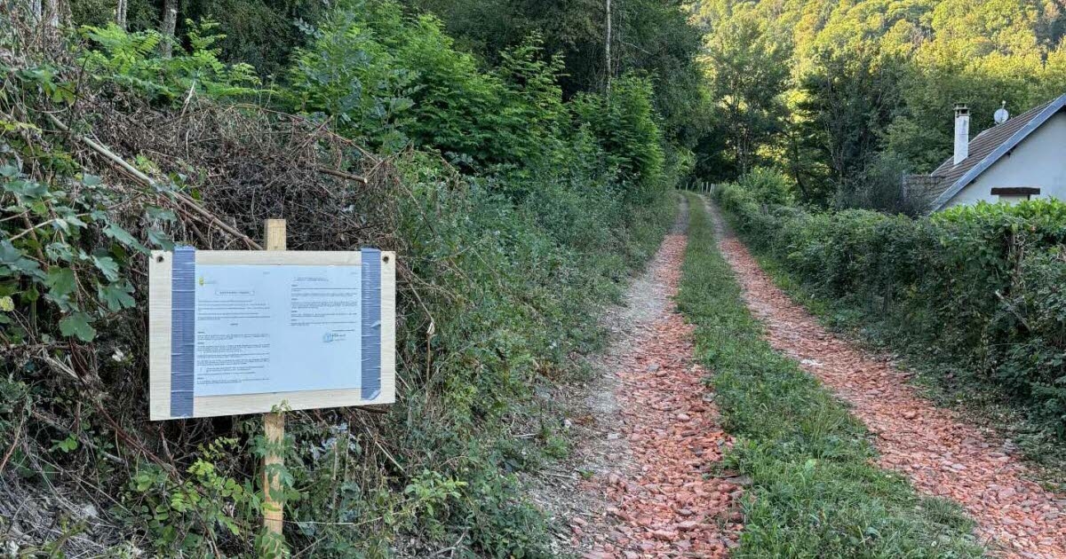 Cuiseaux. De vervreemding van een landweg werd unaniem goedgekeurd.