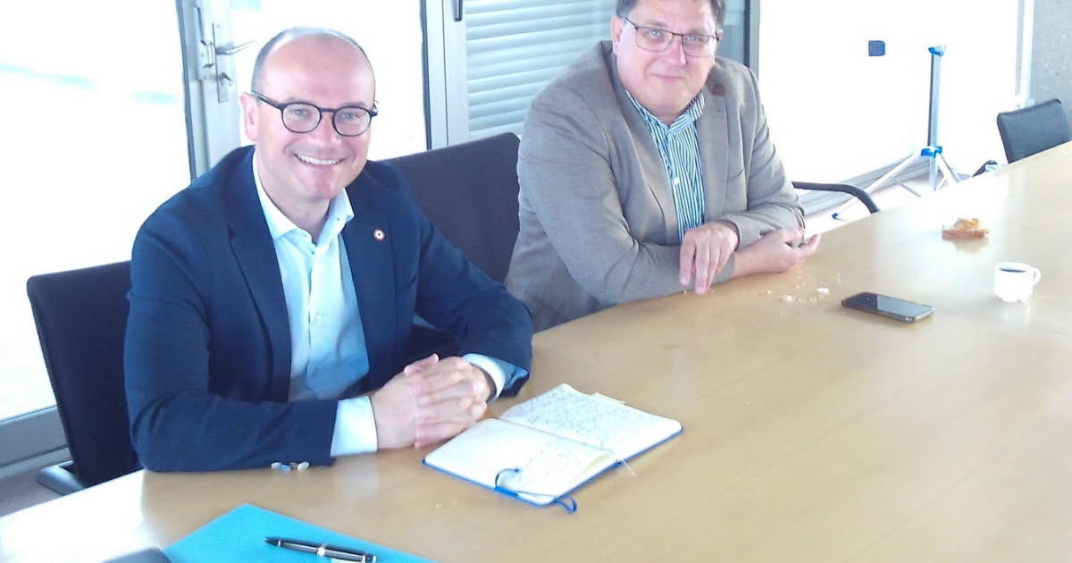 Blanzy. El diputado Sébastien Martin realizó su primera visita desde su elección.