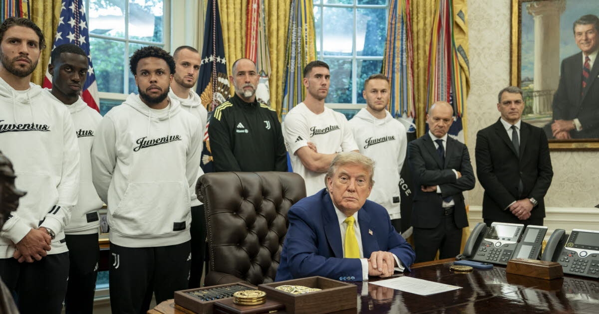 Fußball: Juventus-Spieler ins Weiße Haus eingeladen und von Donald Trump furchtbar blamiert