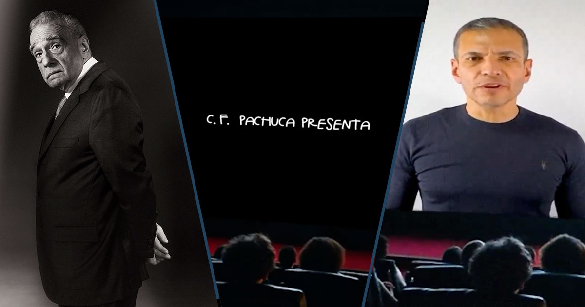 Martin Scorsese stopt met filmen nadat hij Pachuca's nieuwe reclame met Jimmy Lozano heeft gezien.