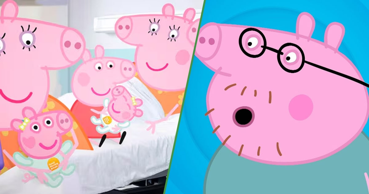 O pai da Peppa Pig admite que não queria outro filho, mas seu Wi-Fi caiu naquela noite.
