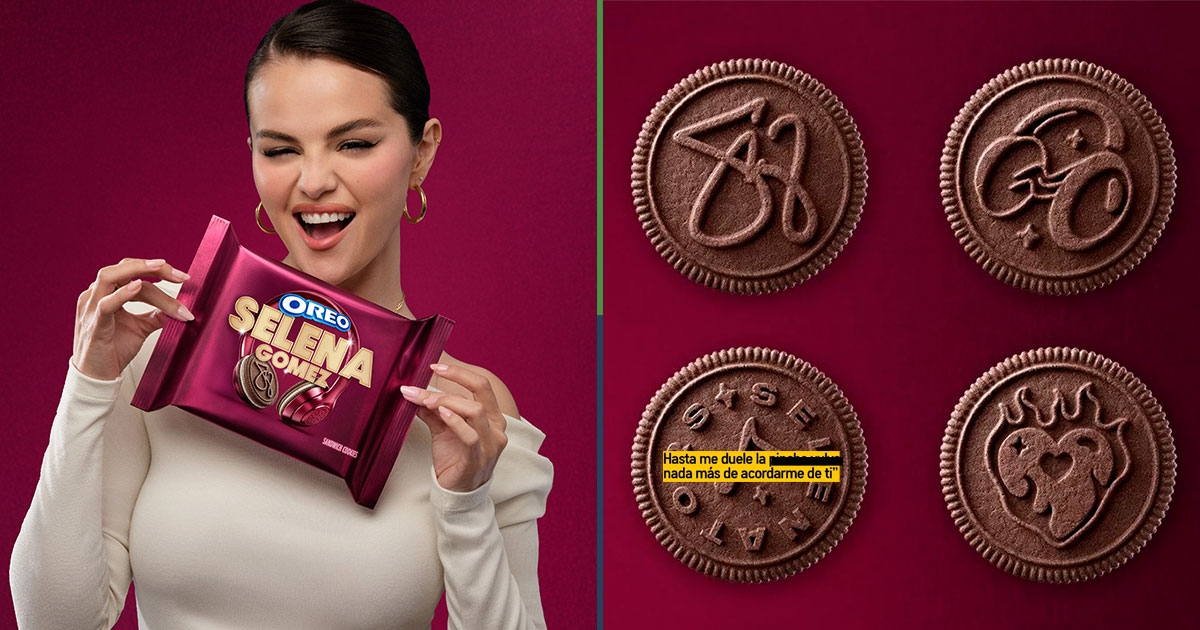 Os Oreos da Selena Gomez virão com frases em espanhol para ajudar você a aprender o idioma.