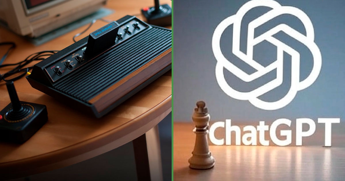 Não é muito local? O console de 1977 venceu o ChatGPT em uma partida de xadrez
