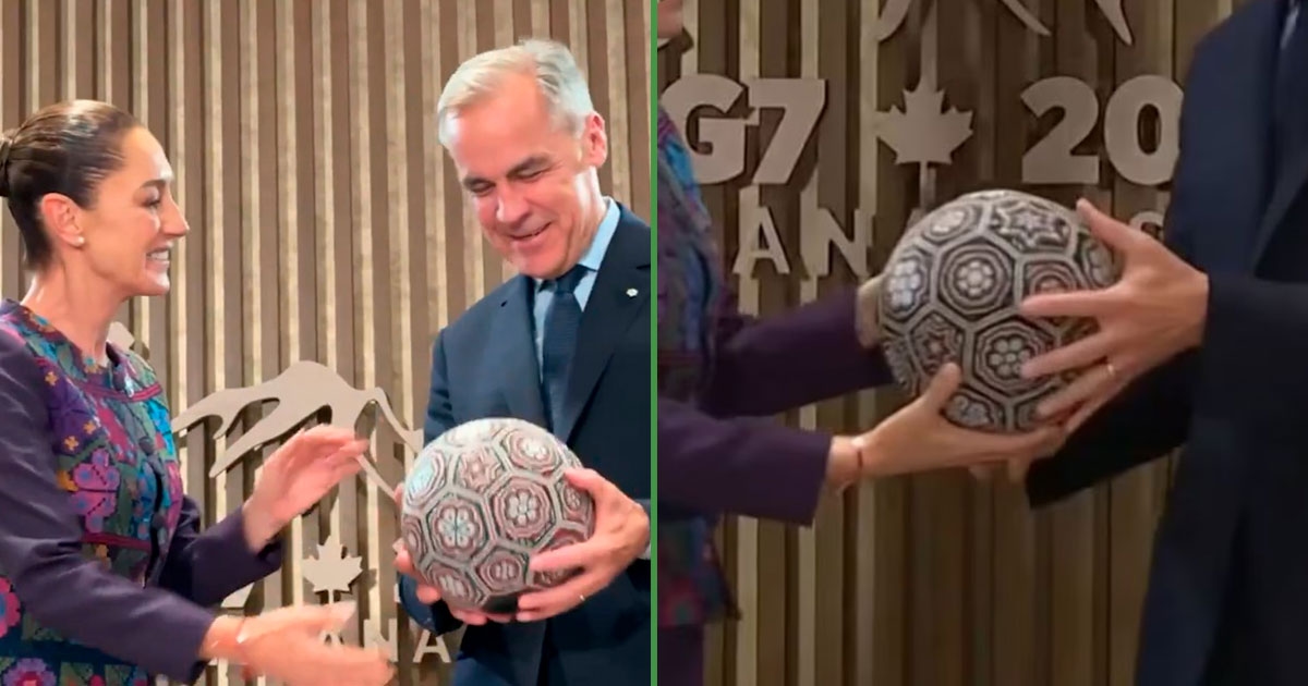 Pétition lancée pour jouer la Coupe du monde 2026 avec le ballon que Claudia a donné au Premier ministre canadien