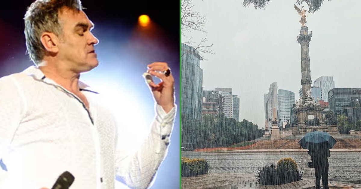 Morrissey belooft deze keer niet te annuleren, tenzij het op de dag van het concert winderig is