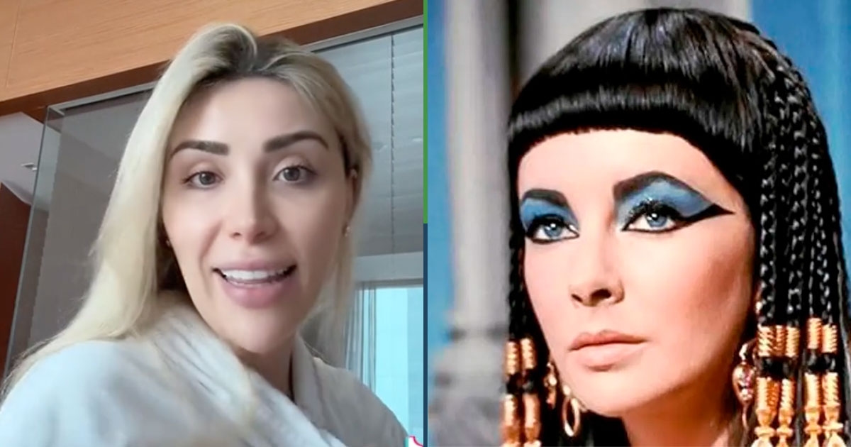 Hallucinations cosmiques : Priscy Scot dit qu'elle était Cléopâtre dans sa vie passée.