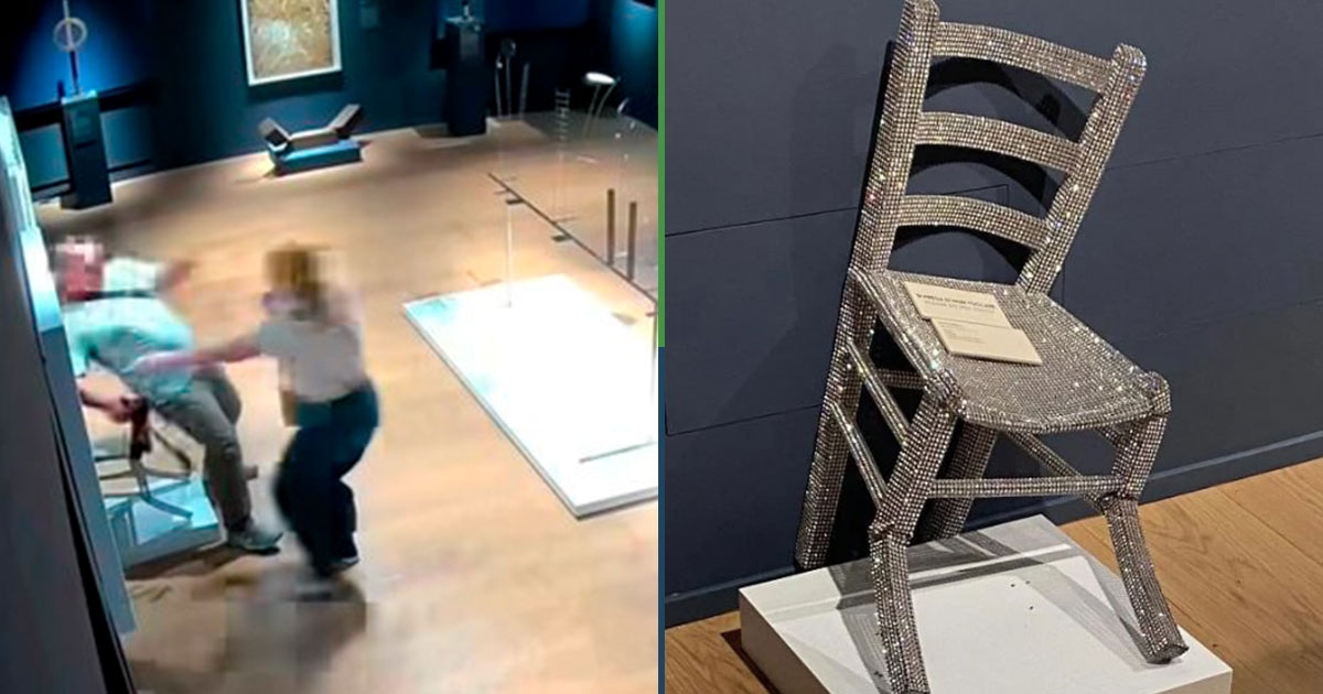 He lost his other ear: Tourist breaks Van Gogh's chair after sitting for a photo