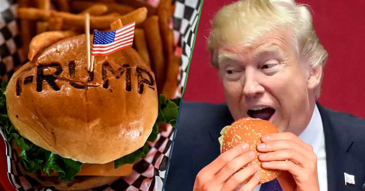 American food chain launches Trump-inspired burger... and the worst part is, it's a hit