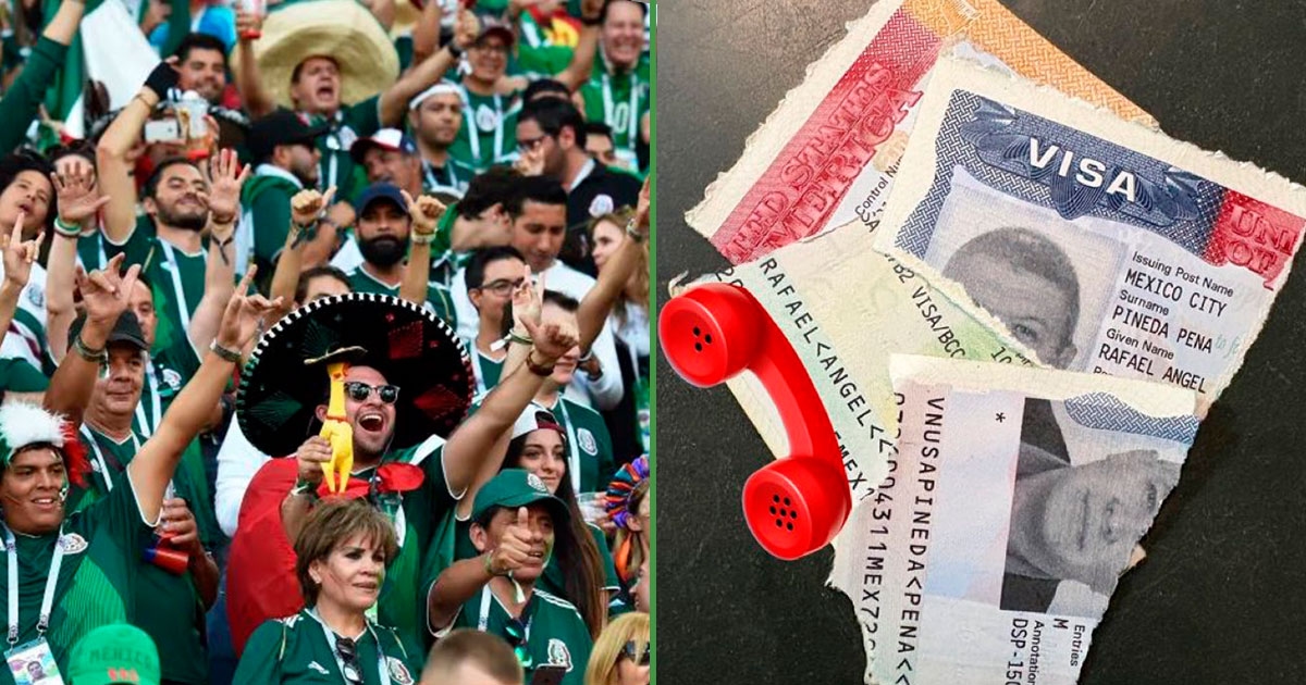 Supporters van Mexico in de Gold Cup riskeren hun visum te verliezen.