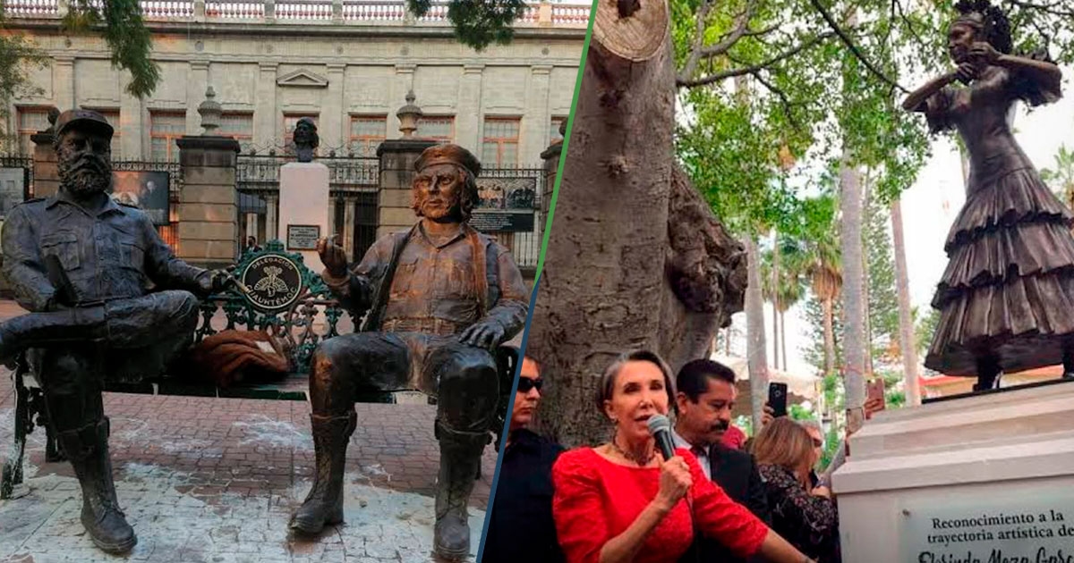 Des statues du Che et de Fidel remplaceront l'effigie de Florinda Meza à Zacatecas.