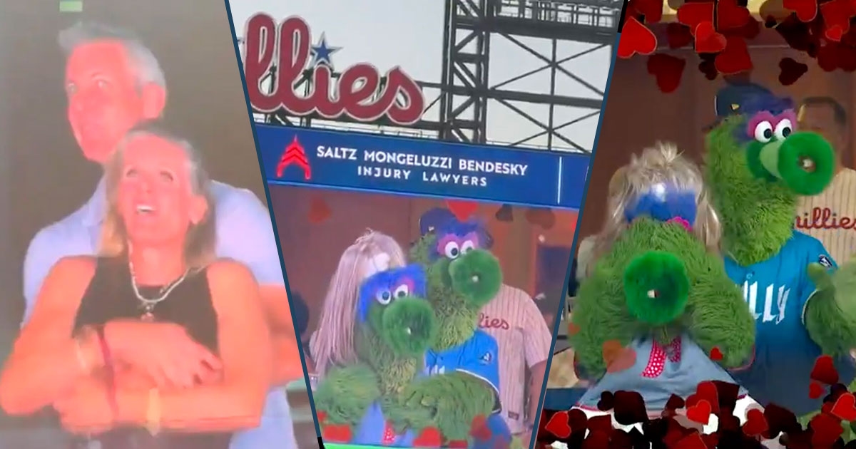 Esto no para: mascotas de equipos de béisbol se burlan de la pareja en el concierto de Coldplay