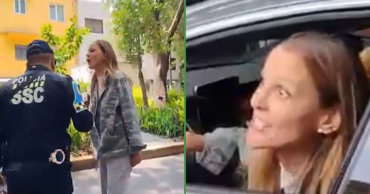 Ora sappiamo a quanto ammonta la multa per la donna che ha offeso un agente di polizia a La Condesa.