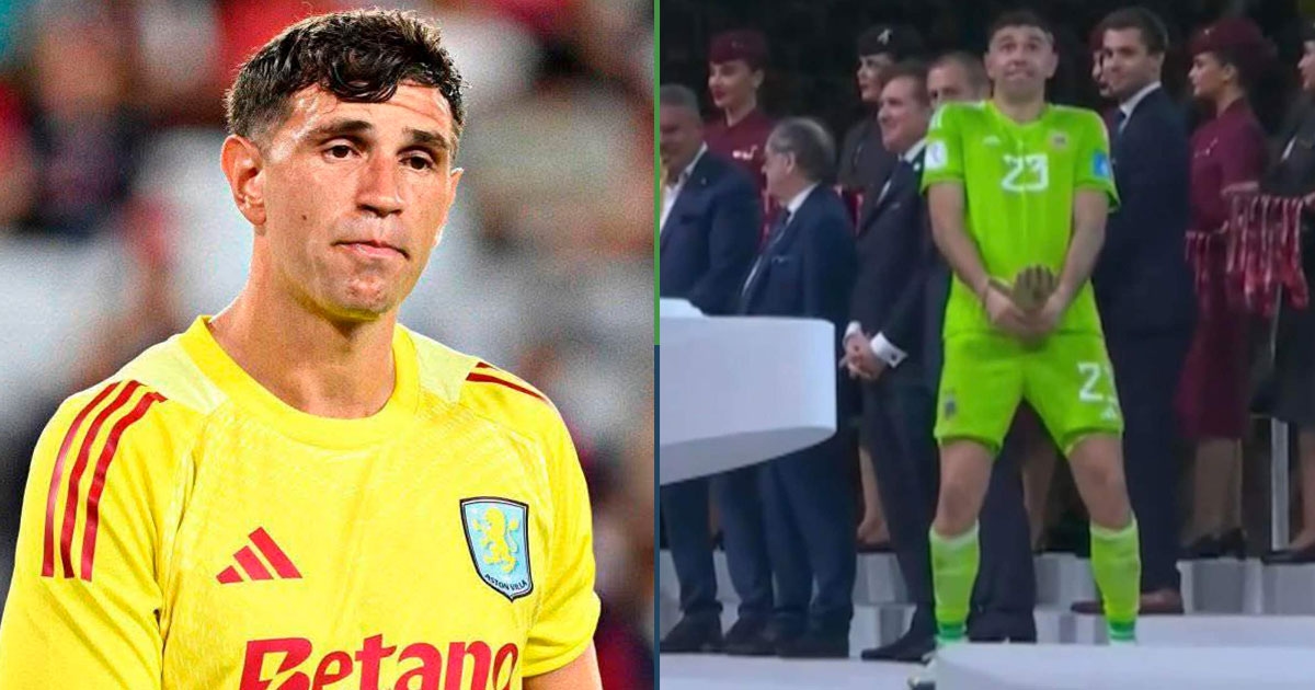 The Argentine goalkeeper said goodbye to the Aston Villa fans, even though no one had signed him.