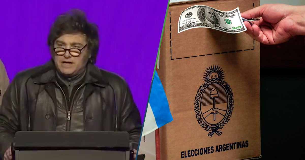 After losing in Buenos Aires, Milei promises to dollarize votes so they are worth more.
