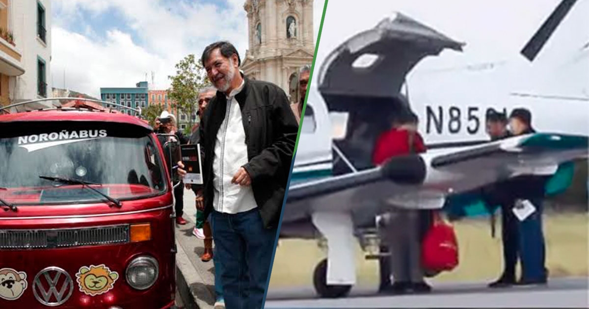 Noroña afferma che il jet è austero perché non ha una jacuzzi a bordo.