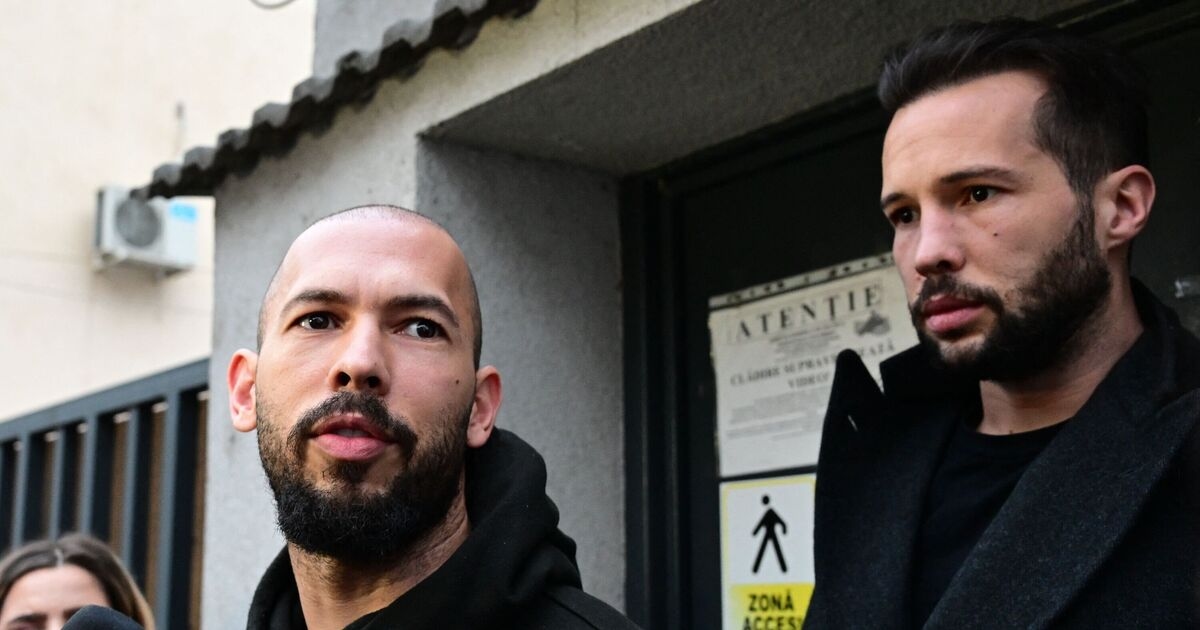 Andrew Tate y su hermano Tristan acusados ​​de violación en el Reino Unido