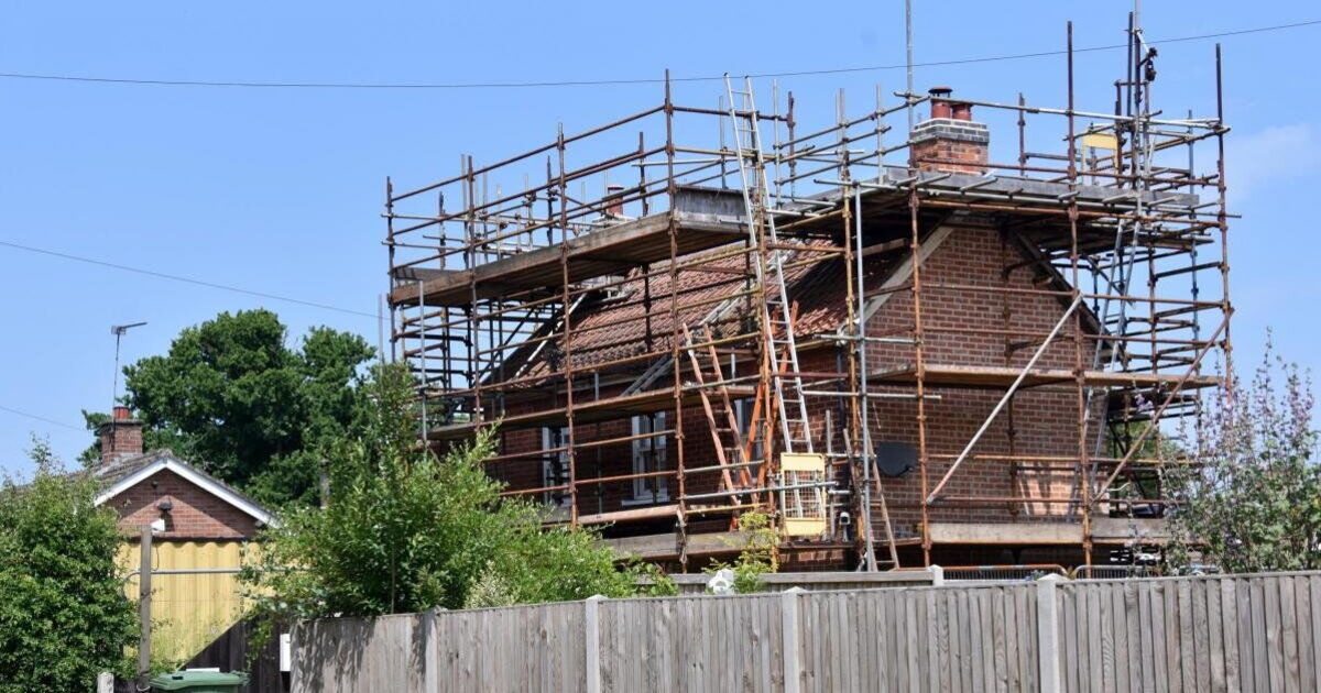 Neighbours rage as eyesore cottage covered in scaffolding for 5 years