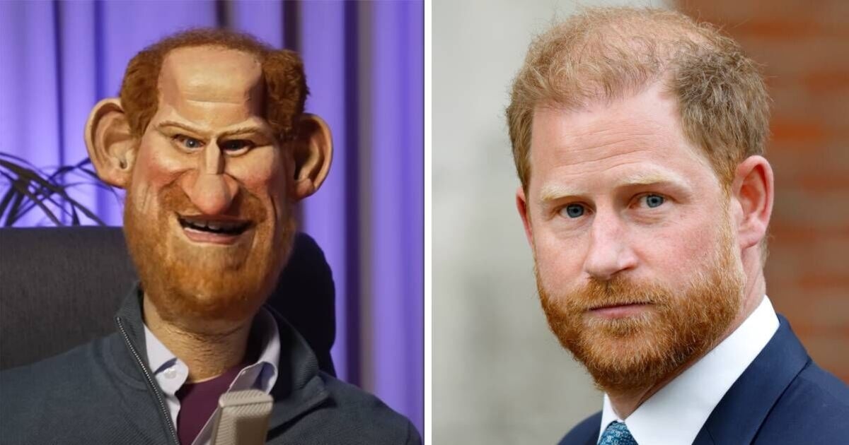 Prince Harry ridiculed as his Spitting Image puppet mocks Montecito life with Meghan