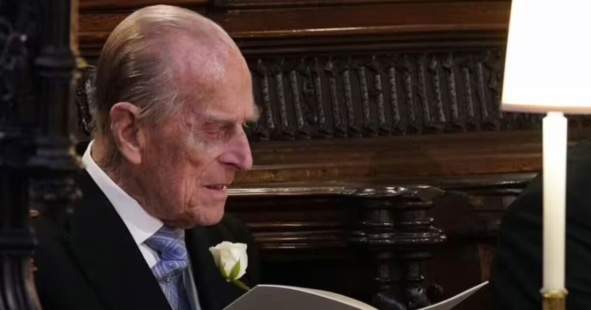 Il duro attacco di quattro parole del principe Filippo dopo il matrimonio del principe Harry e Meghan
