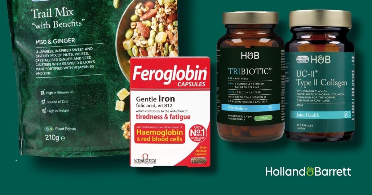 Get £5 Off When You Spend £30 In-Store at Holland & Barrett - Grab your super supplements