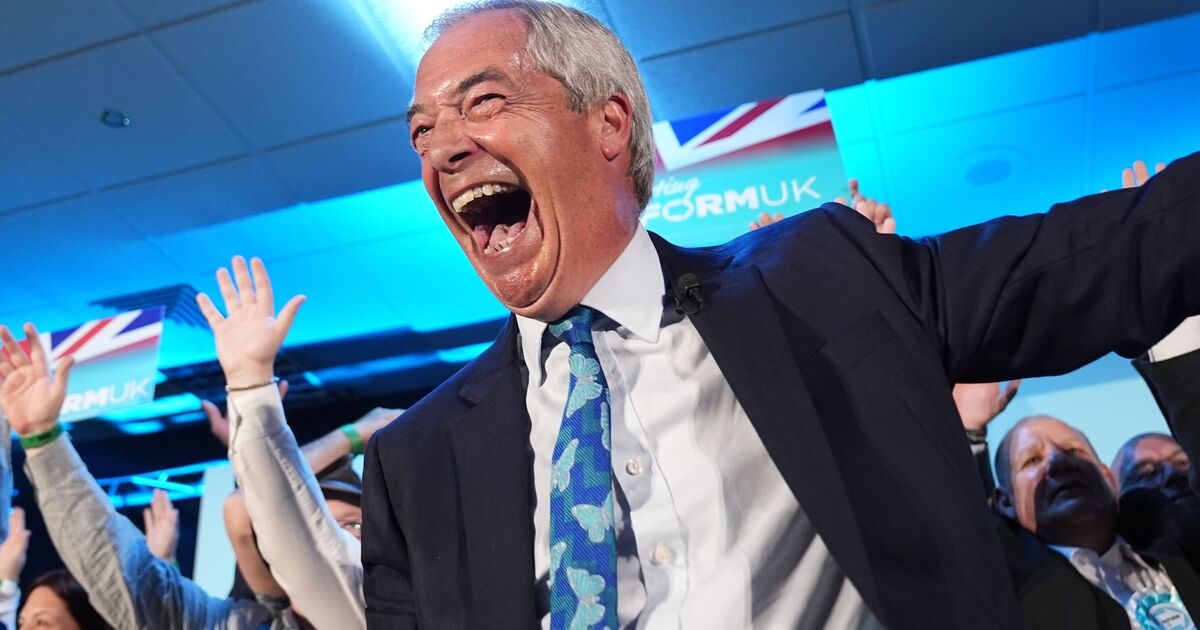 Nigel Farage, anketlerin Muhafazakar Parti ve İşçi Partisi'nin felaketlerine işaret etmesiyle Reform UK'nin en büyük düşmanını açıkladı