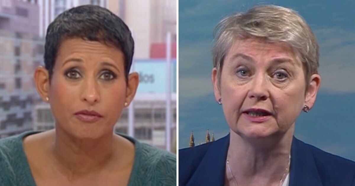 Naga Munchetty z BBC krytykuje Yvette Cooper za nową umowę z Francją dotyczącą imigrantów