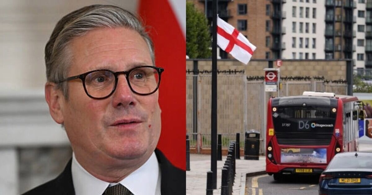 Keir Starmer rompe il silenzio sui consigli che strappano le bandiere dell'Union Jack
