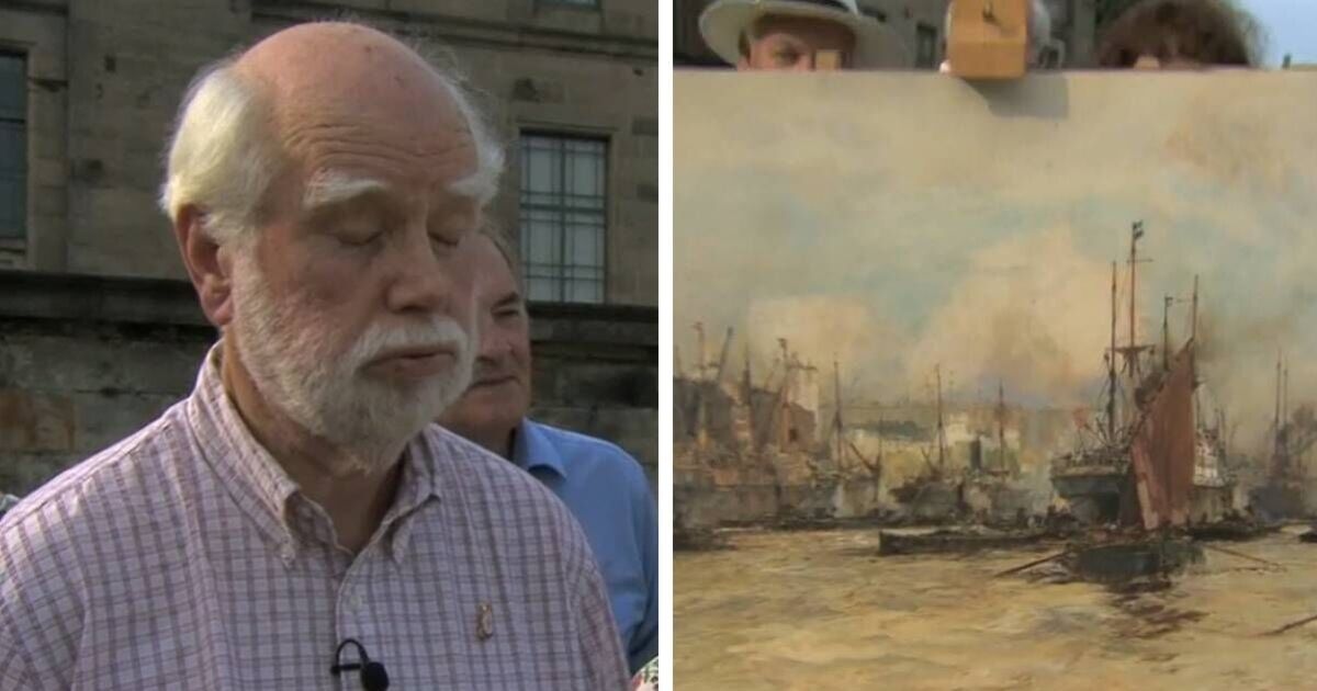 Gast van Antiques Roadshow boos na onthulling van vijfcijferige prijs voor schilderij dat in afvalcontainer is gedumpt