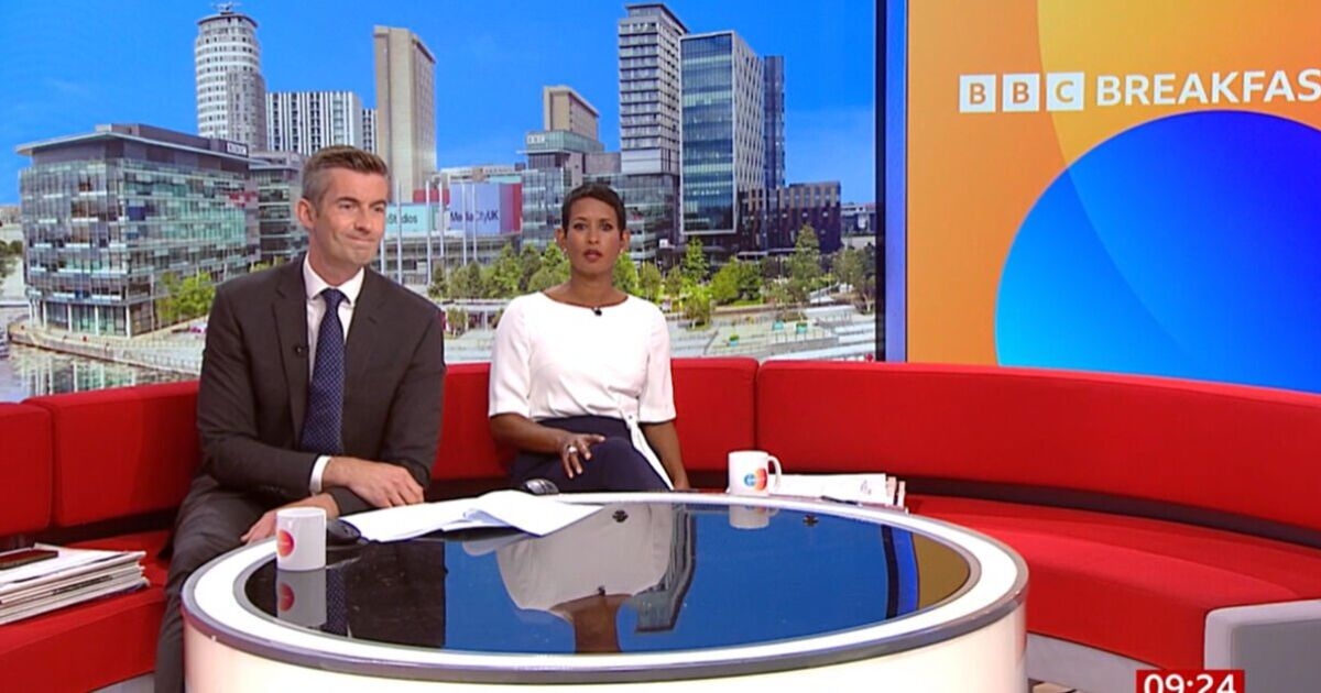 Naga Munchetty di BBC Breakfast si scusa dopo l'interruzione della trasmissione in diretta
