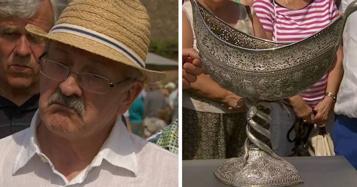 Gast van Antiques Roadshow schrikt van enorme waarde van 'kom onder trap'