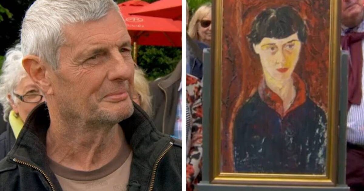Antiques Roadshow guest mutters single-word response as painting of his mum gets top price