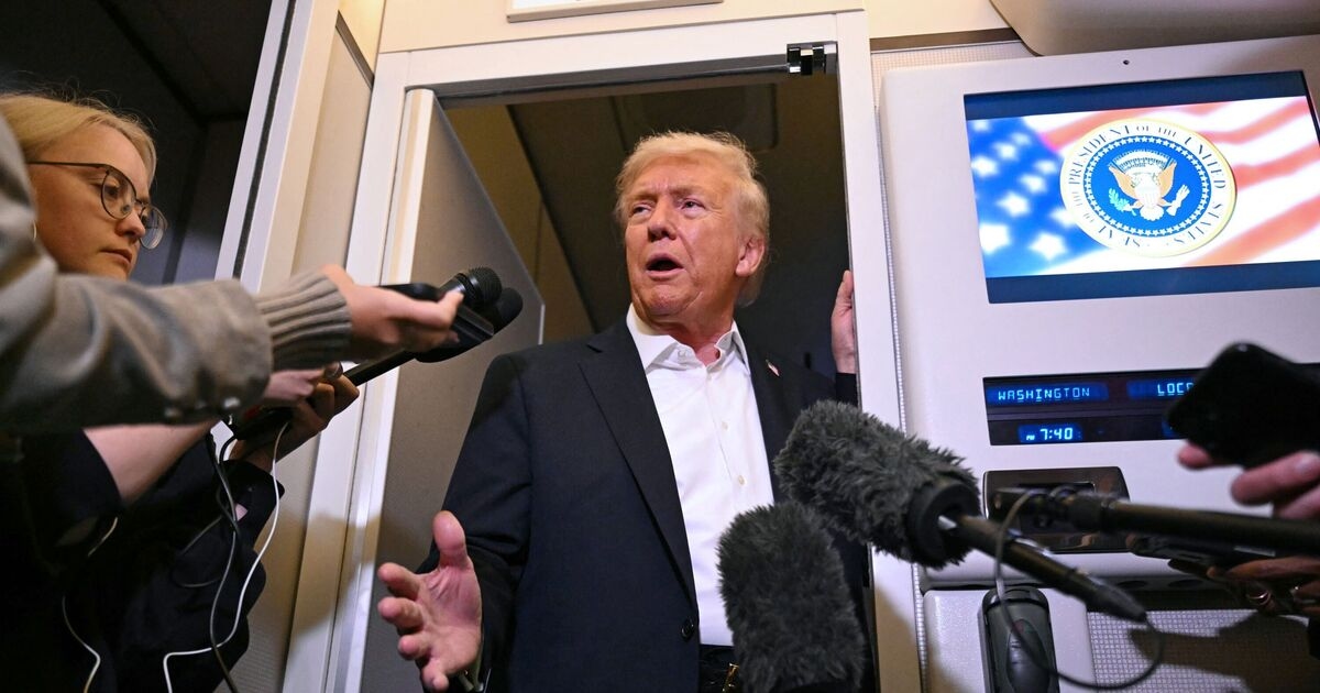 Trump traci panowanie nad sobą podczas rozmowy z reporterem w programie BBC Breakfast, gdy na pokładzie Air Force One wybucha kłótnia