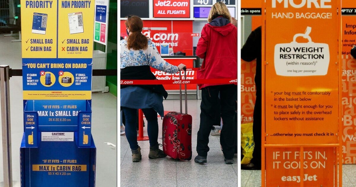 Ryanair, Jet2, easyJet : les règles à connaître concernant les bagages cet été – et les sacs à acheter