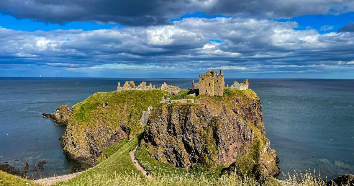 The beautiful walk named one of UK's best with medieval fortress and stunning coastline