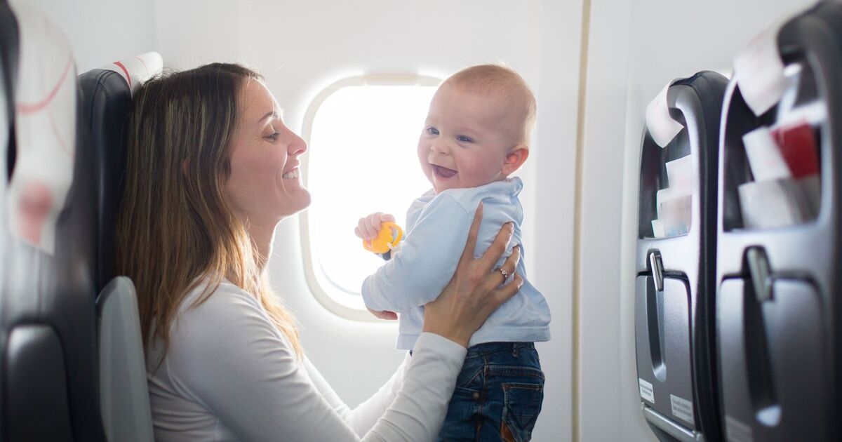 Mum packs unexpected 50p item to keep baby busy during three-hour flight