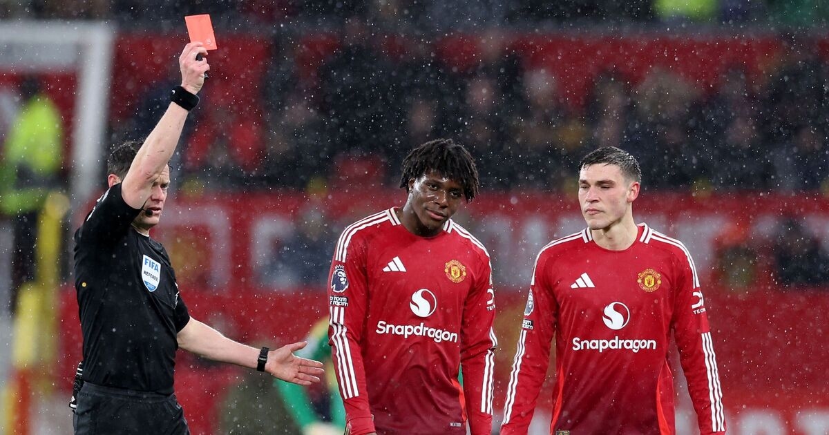 La Premier League dà il verdetto ufficiale sul cartellino rosso di Patrick Dorgu nel caos tra Man Utd e Ipswich