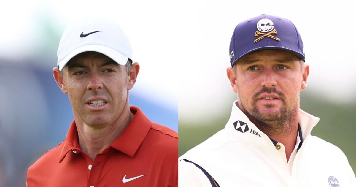 Golf LIVE: Rory McIlroy in uno strano momento all'Open mentre Bryson DeChambeau mira a una sfuriata infuocata