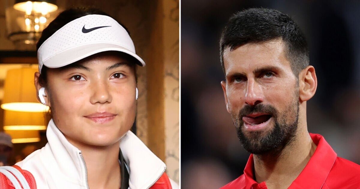 Tenis CANLI: Emma Raducanu gerçek renklerini gösterirken Novak Djokovic duygulandı