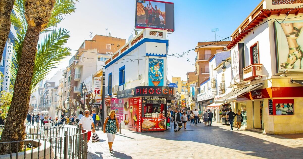 I turisti del Regno Unito hanno ricevuto un avviso "pericoloso" per Benidorm durante le vacanze estive
